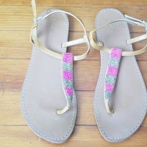 Beaded sandals
